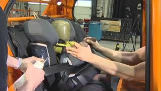 ADAC краштест детских автокресел ADAC 2011 crashtest [upl. by Sadoff]