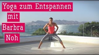 Yoga zum Entspannen am Abend mit Barbra Noh  Yoga für Anfänger  Entspannungsyoga [upl. by Ayalat]