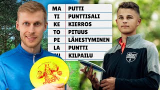 Treenasin viikon kuten Suomen paras frisbeegolfaaja [upl. by Denyse]