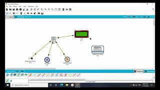 IoT  SMART ROOM TEMPERATURE MONITORING  CISCO PACKET TRACER [upl. by Habas]