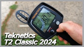 Teknetics T2 Classic Metal Detector Unboxing and Demo [upl. by Lezley126]