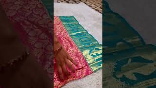 Kanchipuram 100 Pure Handwoven 1G Premium Quality Bridal Korvai Pattern Silk Sarees [upl. by Gnilrad]