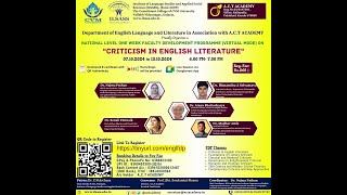 Session6  quotContemporary Criticism and New Approachesquot by Dr Najma Pathan on 12102024 [upl. by Erlin]