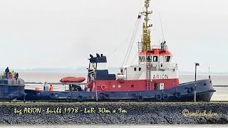 Tug Schlepper ARION DEGW IMO 7726902 Emden Germany [upl. by Hguh867]