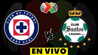 CRUZ AZUL VS SANTOS LAGUNA EN VIVO  LIGA MX APERTURA 2024  JORNADA 15  DONDE VER [upl. by Ilenay]