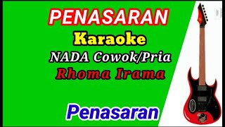 PENASARAN KARAOKE NADA COWOKPRIARHOMA IRAMA [upl. by Suehtomit]