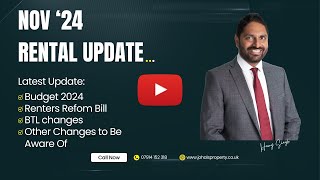 2024 Landlord ShakeUp MustKnow Changes from the Autumn Budget amp Renters Rights Bill  JLA [upl. by Gnav414]