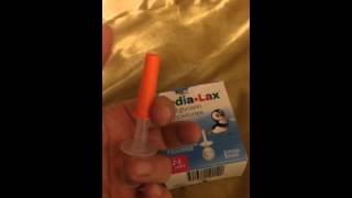 Baby mini enema or liquid suppository for constipation [upl. by Itsur]