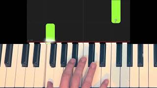 Kansas City Chiefs Tomahawk Chop Very EASY Piano Play Along [upl. by Neeliak]