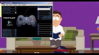 How to program a logitech F310 gamepad South Park Game [upl. by Ahselyt]