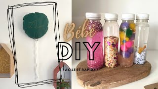 👶🏻 DIY BOUTEILLES SENSORIELLES ET BALLON DECORATIF [upl. by Nikolos]