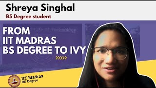 From IITM BS to Ivy My Journey USA  Shreya Singhal  HIGHLIGHTS  Higher Education Talk 1 [upl. by Milas618]