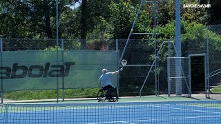 Découverte de la discipline du Tennis Fauteuil [upl. by Notsnarc556]