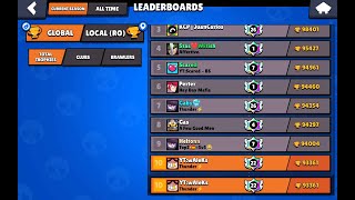 🔴 PUSH IN GLOBAL ZIUA 3  BRAWL STARS ROMANIA [upl. by Lilli483]