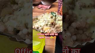 Most famous street food in navi mumbai kharghar navimumbai streetfood sabudana [upl. by Nawd]