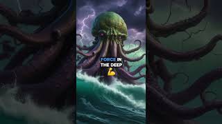 The Kraken Vs Cthulhu Who Would Win shorts scarystory scary viralvideo cthulhu kraken [upl. by Anaitit834]