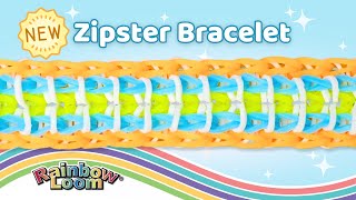 NEW Zipster Bracelet Rainbow Loom Tutorial by Angelynn TutorialsByA™  Intermediate to Advanced [upl. by Eeniffar]