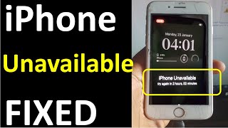 What is iPhone Unavailable  How to Fix iPhone it [upl. by Felder]