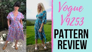 Vogue V9253 Pattern Review  Sewing Pattern Review  Vogue 9253 review [upl. by Heimer]