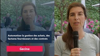 Gestion des achats factures fournisseurs et dématérialisation des contrats  1 minute avec Gecina [upl. by Cindra724]