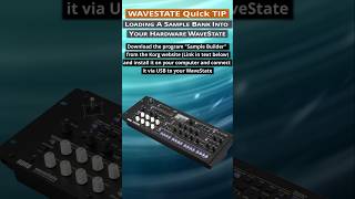 Loading a custom sample bank into the hardware Wavestate Synthesizer shorts wavestate korgsynth [upl. by Latif677]