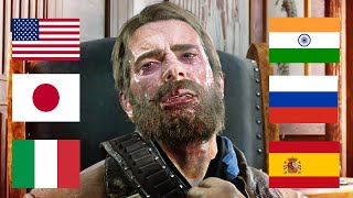 TUBERCULOSIS GETS ARTHUR in Every Language Red Dead Redemption 2 [upl. by Cohlette]