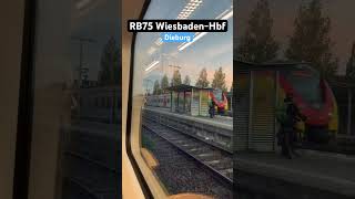 Dieburg Einfahrt RB1440RB75➡️WiesbadenHbf br1440 hlb regionalbahn shorts [upl. by Doughty]