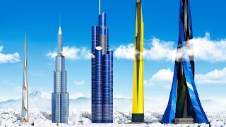 5 Imaginary Skyscrapers that Never Existed [upl. by Helm]