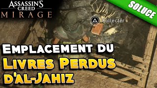 Emplacement du dernier Livres Perdus dalJahiz Solution  Assassins Creed Mirage [upl. by Saidee]