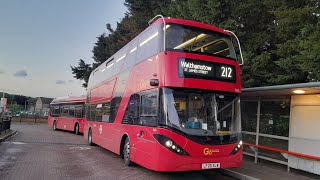 Full Route Visual 212 Chingford Station  Walthamstow St James Street LF20XLW Ee20 Go Ahead EV [upl. by Maisie]