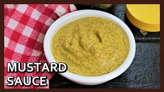 NO OIL Mustard Sauce recipe  How to make Mustard Sauce at home  Simple and Easy Mustard Sauce [upl. by Pavel705]