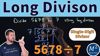 Mastering Long Division with Single Digit Divisors 5678 ÷ 7 Explained [upl. by Fu963]