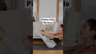 55 min Pilates Slide workout with light weights and sliders sliderpilates pilatesworkout [upl. by Immak]