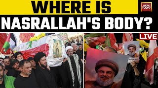 Israel vs Hezbollah Nasrallahs Funeral Set To Take Place Tomorrow But Where Is His Body [upl. by Adnanref672]