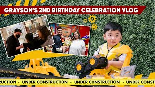 GRAYSON’S BACK TO BACK 2ND BIRTHDAY PARTY VLOG 🎊  Maricel Tulfo Tungol [upl. by Airdnna]