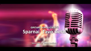 Gintarė Karaliūnaitė  Sparnai tavo sielai KARAOKE [upl. by Allecram]