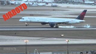 Delta Boeing 757300 Landing Atlanta [upl. by York]