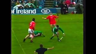 SAME OLD CORKLIMERICK PLAYER INJURED  LIMERICK V CORK  1992 HURLING LEAGUE [upl. by Ednutey]