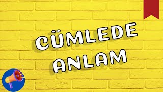 CÜMLEDE ANLAM  TYTKPSS TÜRKÇE [upl. by Knowle]