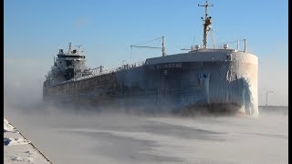 CSL ASSINIBOINE Frozen New Year [upl. by Berthold]