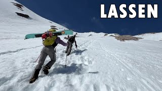 Lassen  Skiing Some Cascade Volcanoes 55 [upl. by Enel]