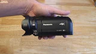 Panasonic 4K Ultra HD Flash Memory Camcorder HCVX870 Function Overview amp First Look [upl. by Ferrand]