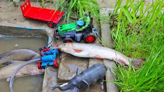 Catch fish using mini water pump motor  fishing in Nepal KeepVilla [upl. by Nirrat]