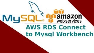 AWS RDS database using MYSQL Workbench  connect to rds using mysql workbench [upl. by Sibley879]