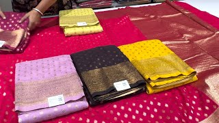 Bangalore Wholesale Deepavali Navaratri New Arrivals Sarees Collection Affordable Price Single Saree [upl. by Notnirt]