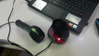 How to connect Barcode Scanner Zebex Z3191BT วิธีเชื่อมต่อ [upl. by Itsirc]