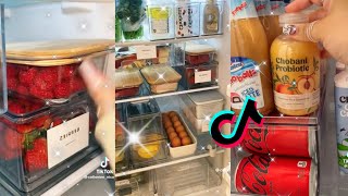 fridge restock and organization tiktok compilation [upl. by Dibru103]