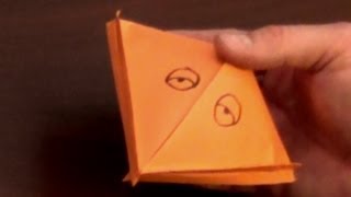 Big Mouth Origami Tutorial [upl. by Ardnazxela]