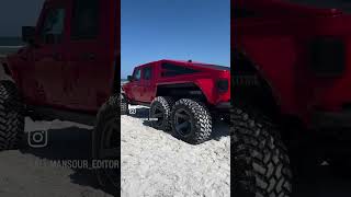 Check Out The Insane Apocalypse Hellfire Jeep 6x6 Everyones Talking About From Jeep Beach 2024 [upl. by Mountford]