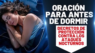 Oración para antes de dormir bajo la protección Dios [upl. by Herates]